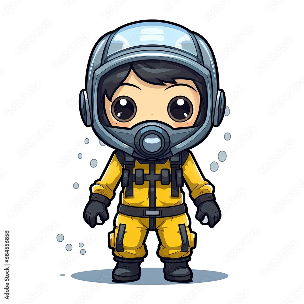 Woman in Scientist Protective Gear icon Woman in Scientist Protective Gear icon