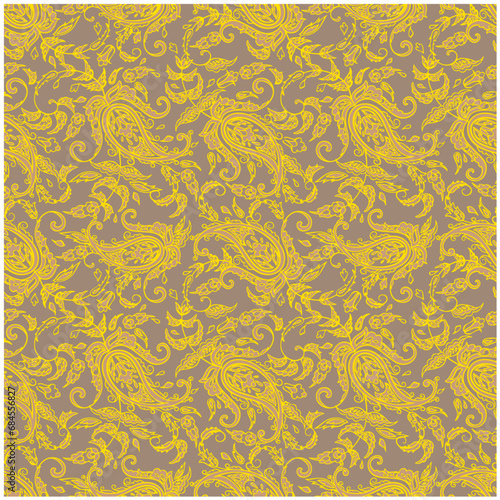 seamless pattern fabric design ready for textile prints.