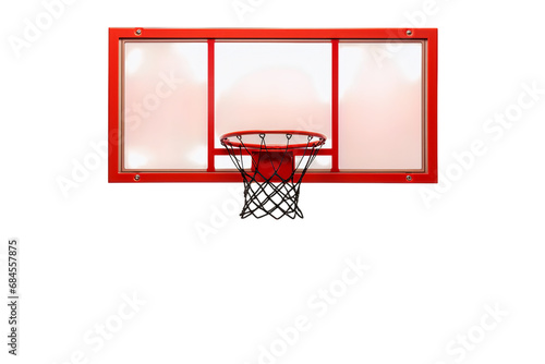Basketball Hoop Isolated on Transparent Background. Ai