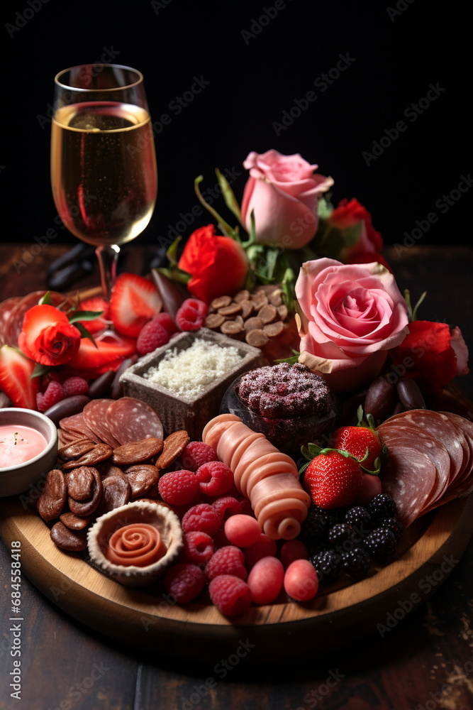 Sweet Indulgence: Valentine's Day Dessert Spread with Champagne Pairing