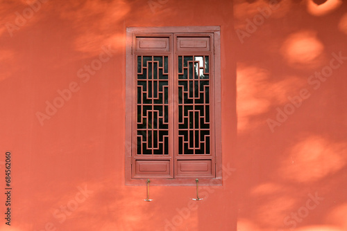 Photo of traditional Chinese style wooden windows
