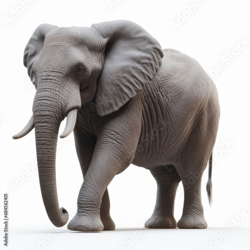 elephant isolated on white