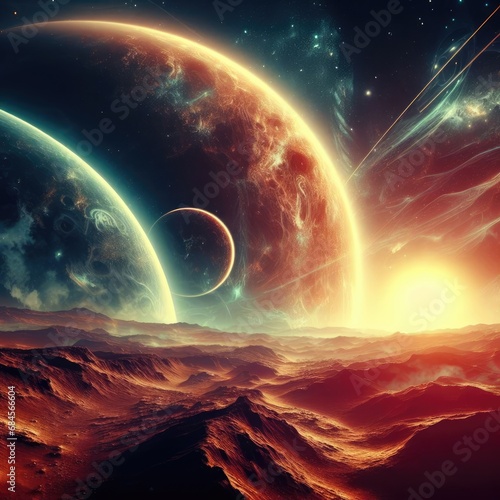 space art  incredibly beautiful science fiction wallpaper. endless universe.galaxy night panoramic 