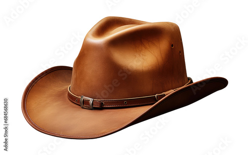 Cowboys Signature Iconic Western Headwear on White or PNG Transparent Background