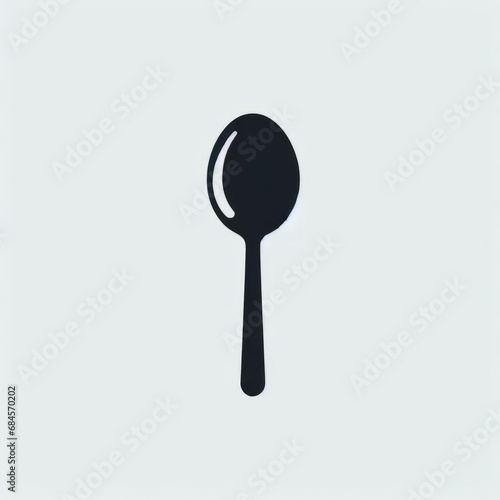 spoon on a white photo