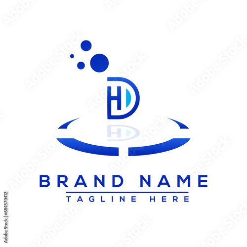 Letter HD blue Professional logo for all kinds of business