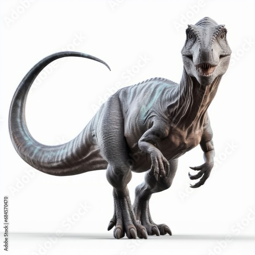 tyrannosaurus rex dinosaur 3d render isolated on white
