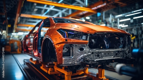 Car Manufacturing Process in Factory