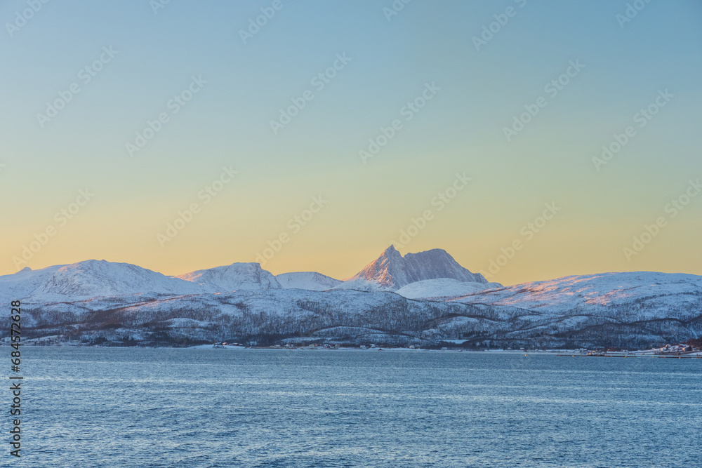 November light over Senja in Troms, Norway