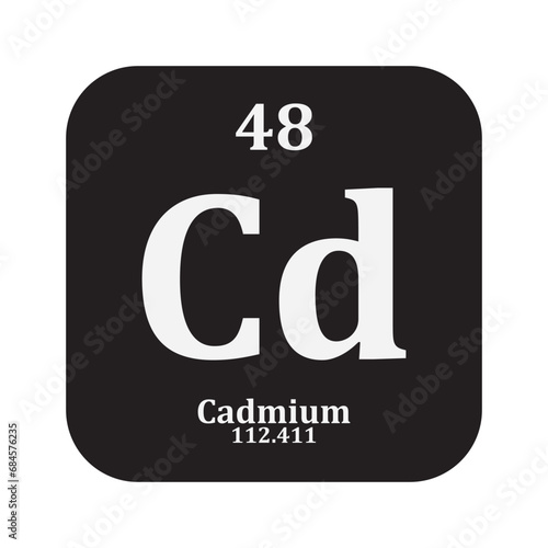 Cadmium chemistry icon
