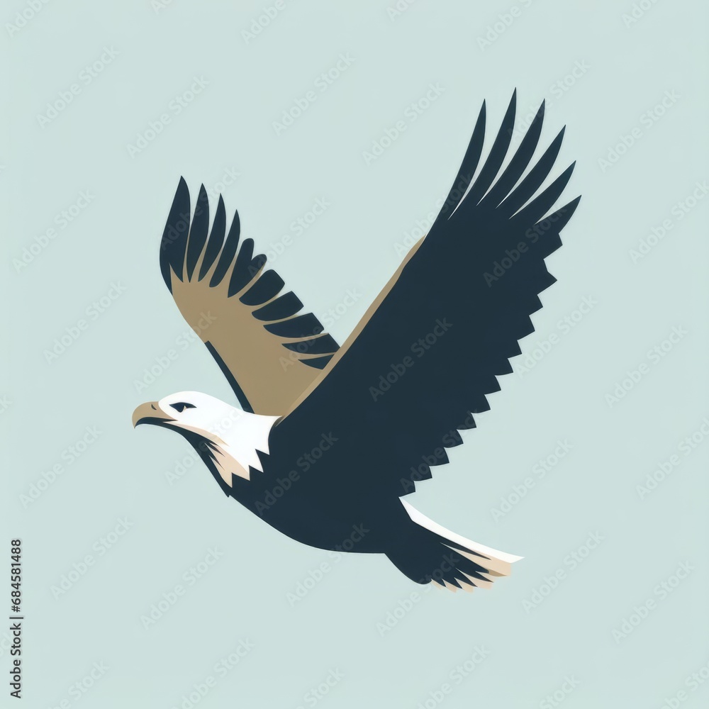 Obraz premium bald eagle in flight