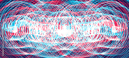 Abstract illustration of wrapped wire, creating the illusion of a shaft spinning at incredible speed.