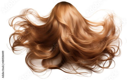 Style Enhancers Versatile Hair Extension Option on White or PNG Transparent Background photo