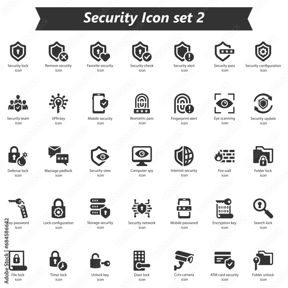 Security Icon Set 2 Security Icon Set 2