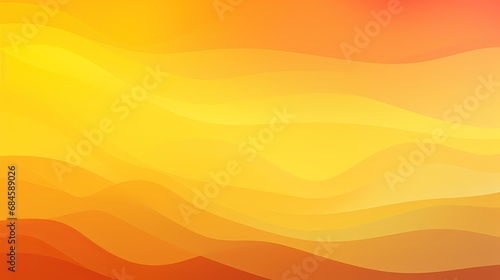 Orange and yellow rolling abstract background. Created with Ai