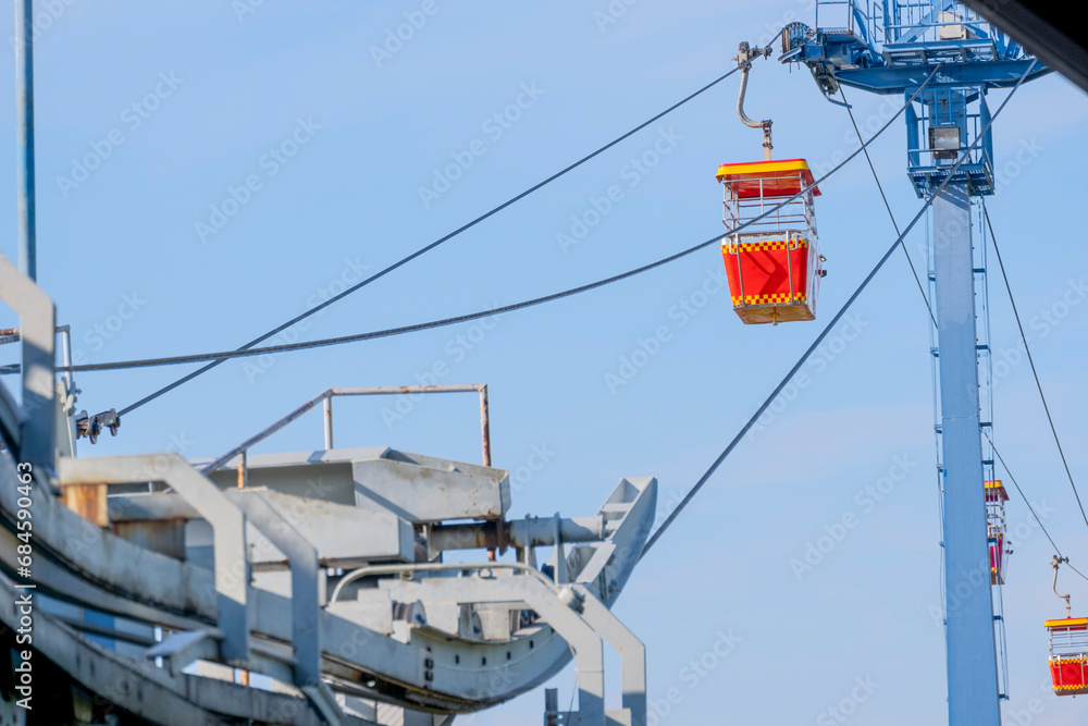 Cable Car in an amusement park