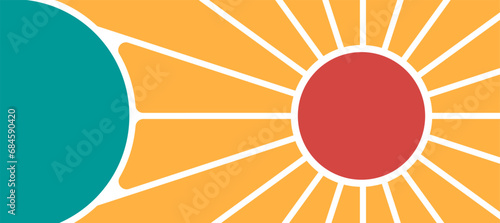 Abstract Sun Says background Wallpaper