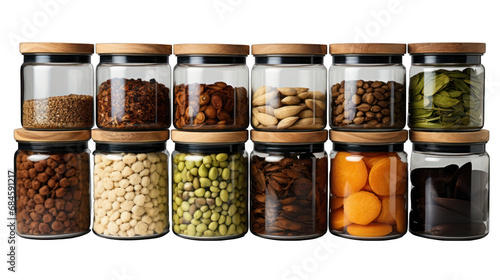 Fototapeta Naklejka Na Ścianę i Meble -  Kitchen Containers Isolated on Transparent or White Background, PNG