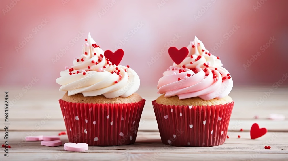 Romantic Valentine's Cupcakes