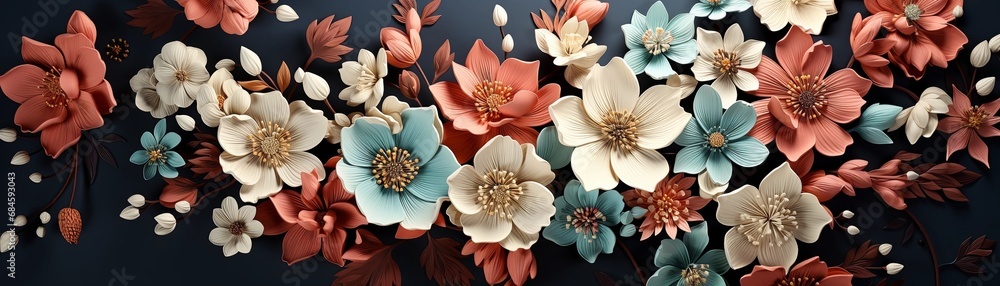 Soft flowers patterns Soft flowers patterns