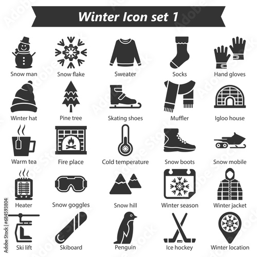 Winter Icon Set 1