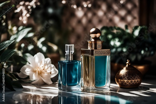 precious perfume container in a riad 