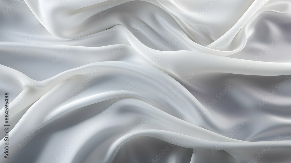 Abstract white fabric texture background. Cloth soft wave.,generated with Ai Abstract white fabric texture background. Cloth soft wave.,generated with Ai