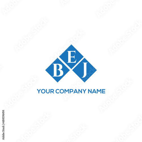 EBJ letter logo design on white background. EBJ creative initials letter logo concept. EBJ letter design. 