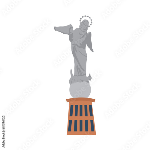 virgen del panecillo statue