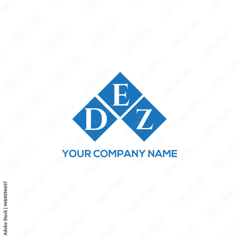 EDZ letter logo design on white background. EDZ creative initials letter logo concept. EDZ letter design.
