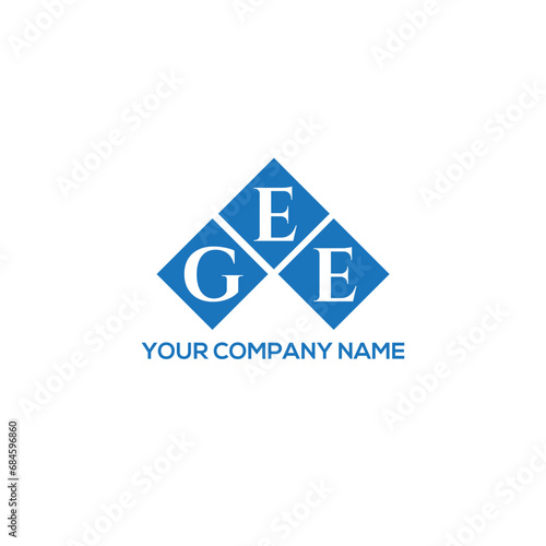 EGE letter logo design on white background. EGE creative initials letter logo concept. EGE letter design.
 photo