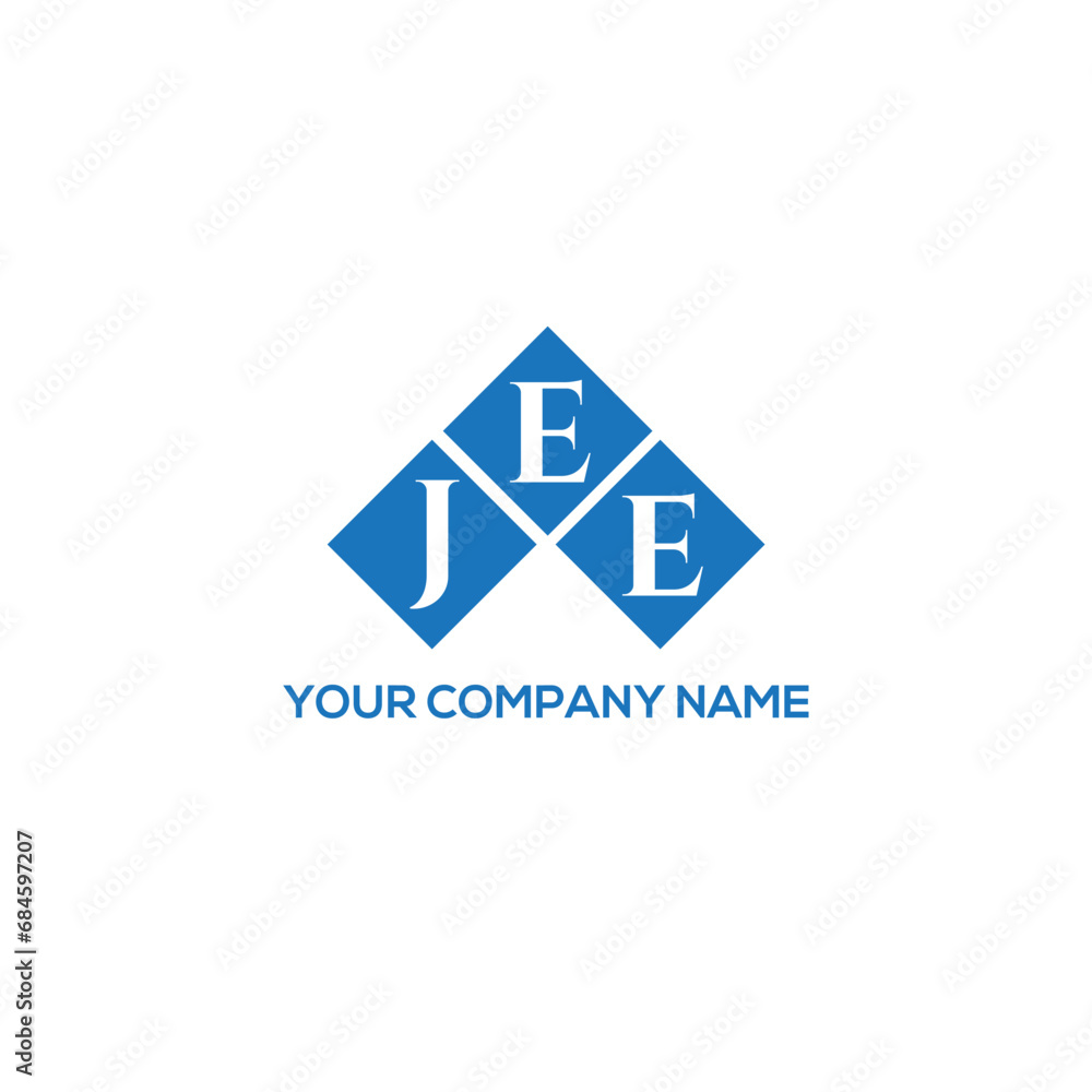 EJE letter logo design on white background. EJE creative initials letter logo concept. EJE letter design.
