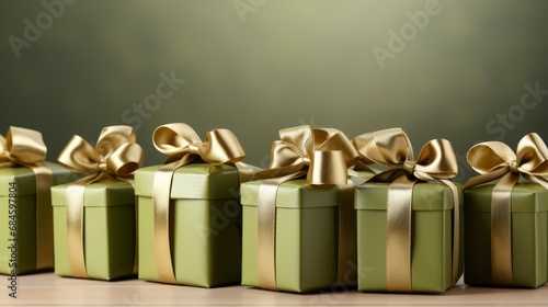 Season Surprises Vibrant Green Gifts Christmas , Background HD, Illustrations
