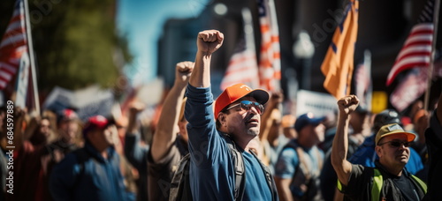 American union, American protest.  © killykoon
