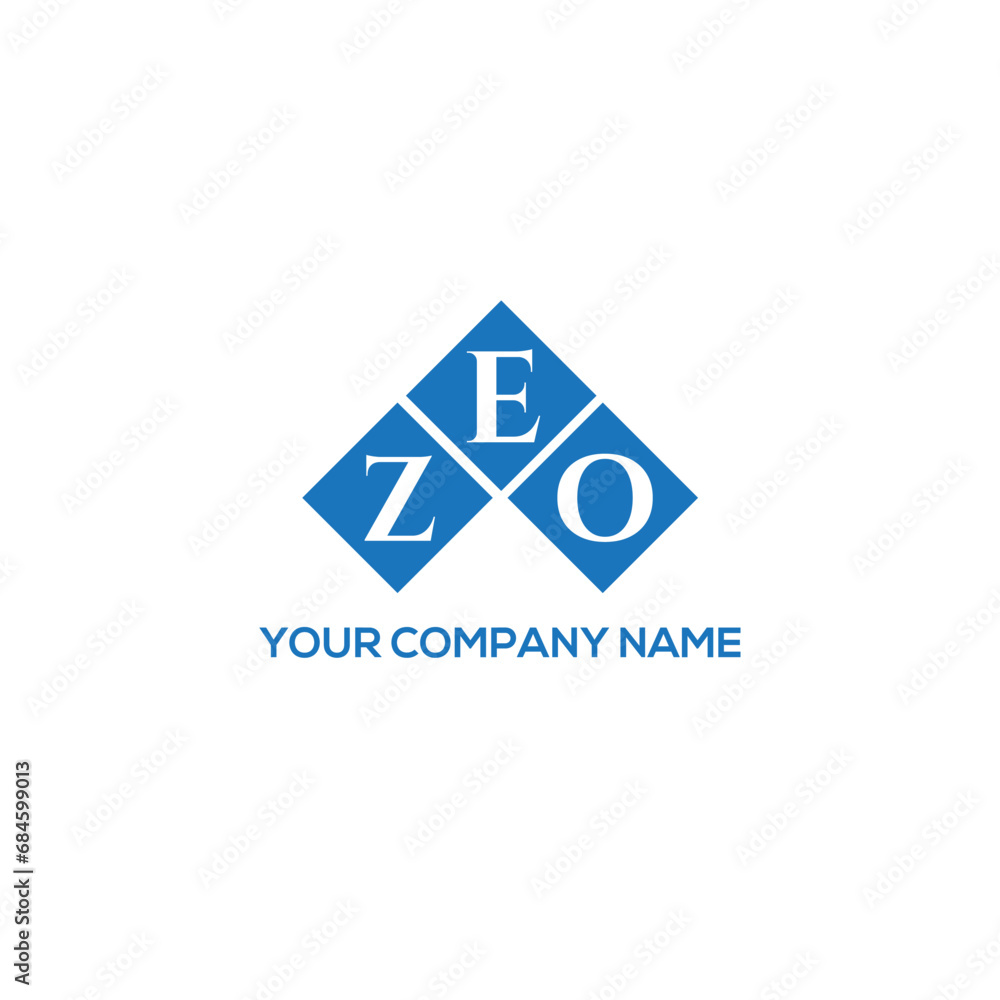 Fototapeta premium EZO letter logo design on white background. EZO creative initials letter logo concept. EZO letter design. 