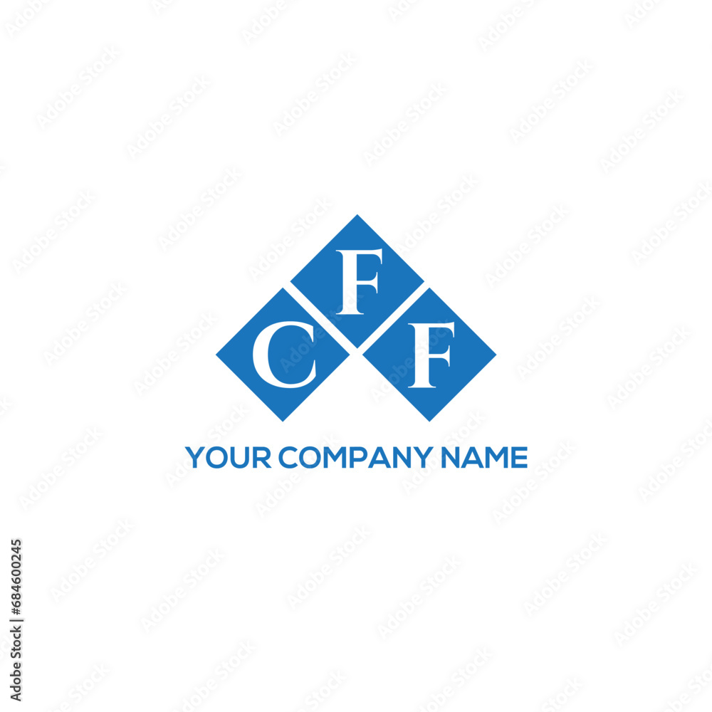 FCF letter logo design on white background. FCF creative initials letter logo concept. FCF letter design.
