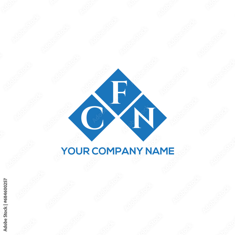 Fototapeta premium FCN letter logo design on white background. FCN creative initials letter logo concept. FCN letter design. 
