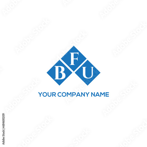 FBU letter logo design on white background. FBU creative initials letter logo concept. FBU letter design. 