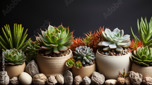Table Served Succulents Dinner   Background HD  Illustrations