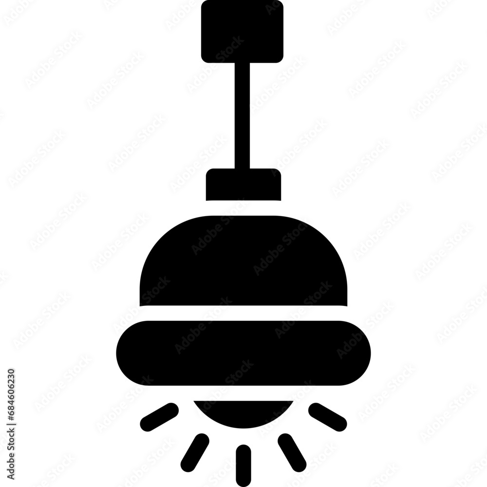 Obraz premium Hanging Lamp Icon