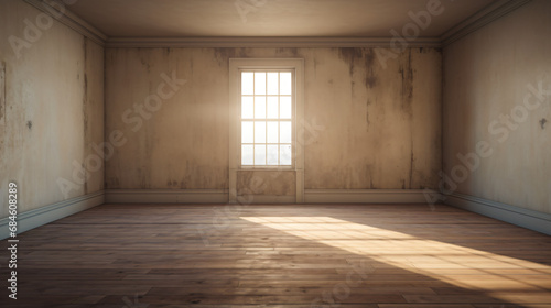 Empty room interior