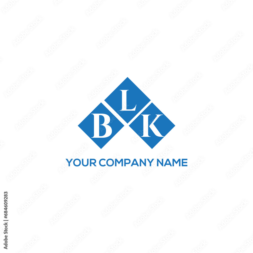 LBK letter logo design on white background. LBK creative initials letter logo concept. LBK letter design.
