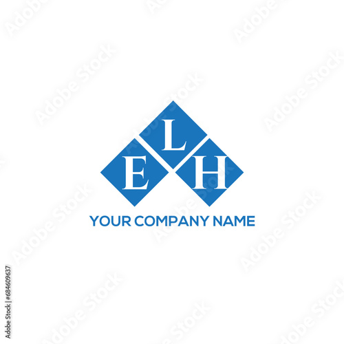 LEH letter logo design on white background. LEH creative initials letter logo concept. LEH letter design. 