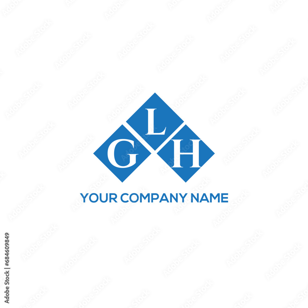 LGH letter logo design on white background. LGH creative initials letter logo concept. LGH letter design.
