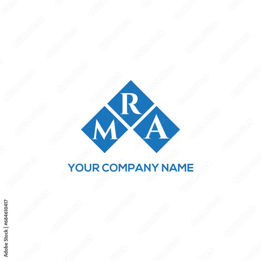 Fototapeta premium RMA letter logo design on white background. RMA creative initials letter logo concept. RMA letter design. 
