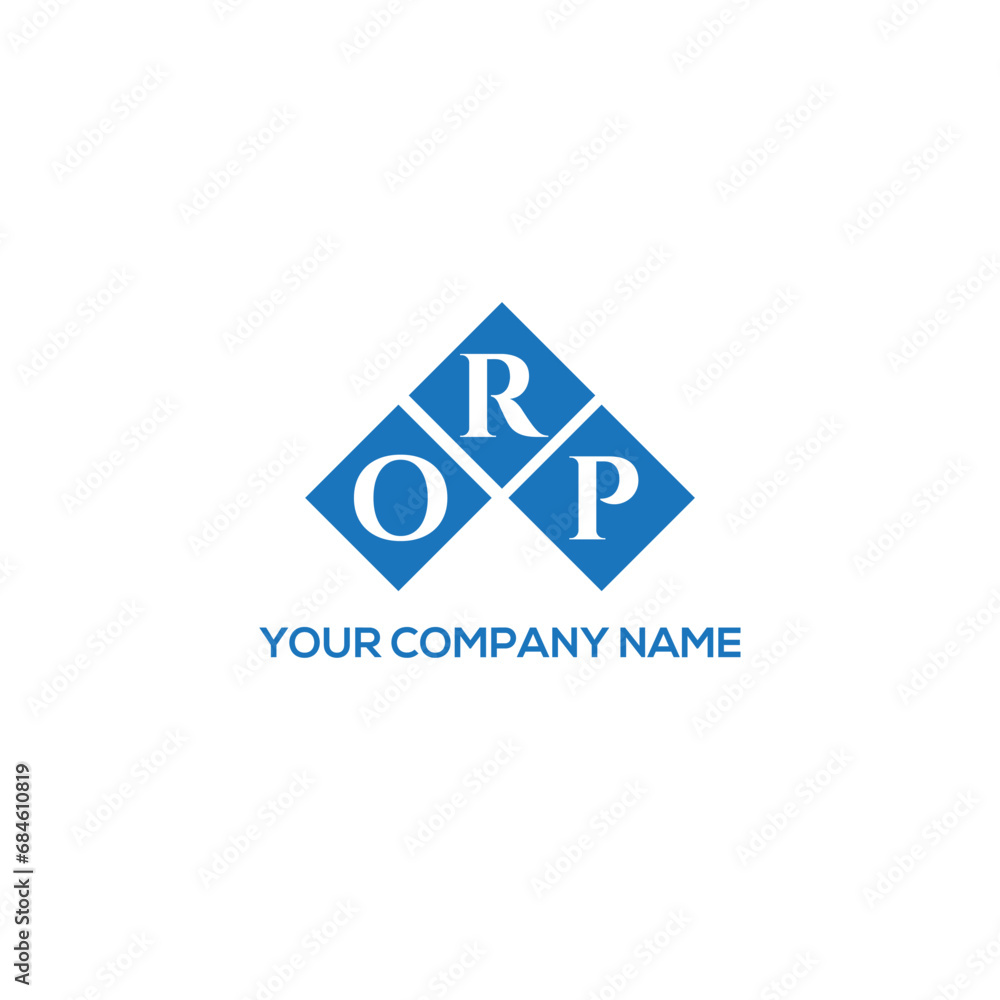 Fototapeta premium ROP letter logo design on white background. ROP creative initials letter logo concept. ROP letter design. 
