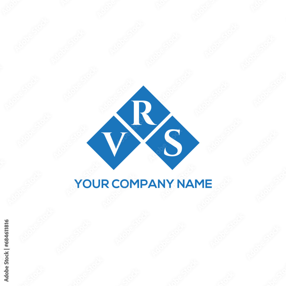 Fototapeta premium RVS letter logo design on white background. RVS creative initials letter logo concept. RVS letter design. 