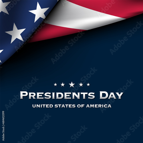 Presidents Day Background Design.