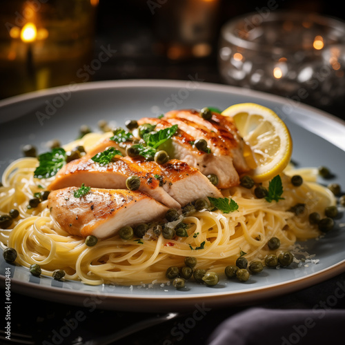 Gourmet Chicken Piccata with Capers and Lemon Butter Sauce