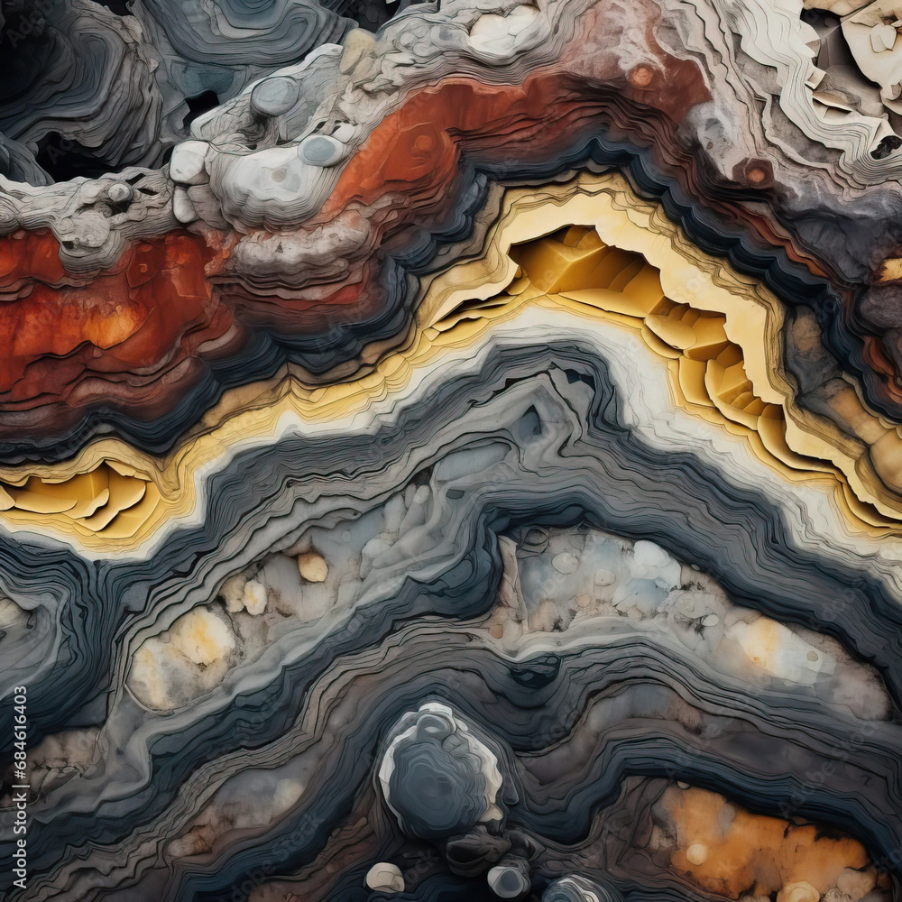 Mineral Mosaic: Dazzling Diversity of Colorful Minerals in Natural Formations